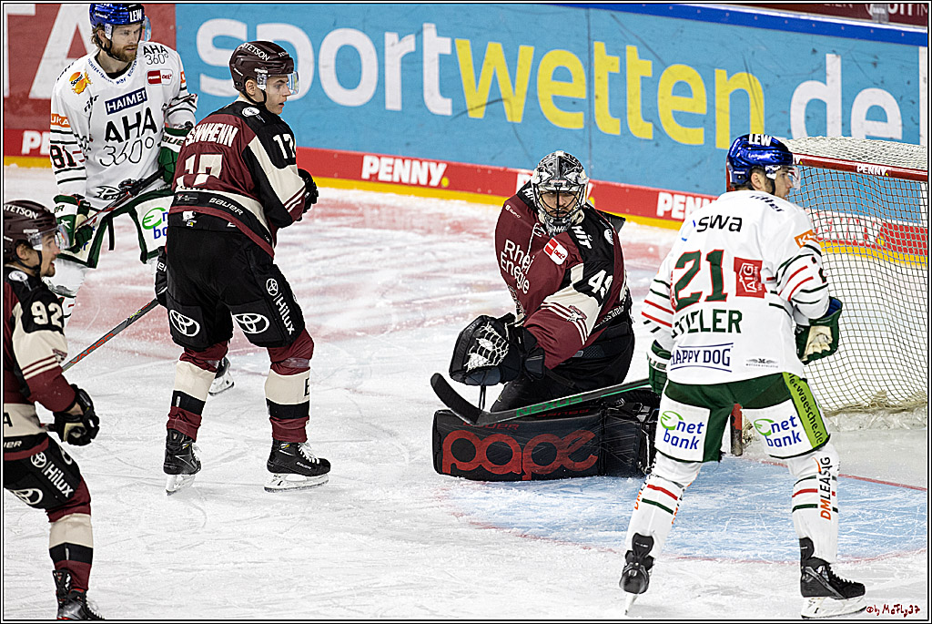 PENNY DEL;  Koelner Haie - Augsburger Panther; Koeln, 05.04.2021
